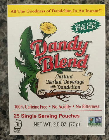 Dandy Blend Herbal Beverage Tea - 25 Single Serving Packs